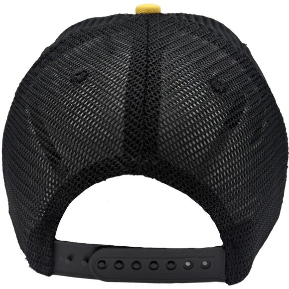 VTG PITTSBURGH PIRATES Grey/Black trucker Hat – Adjust strap, Black/Gold P Logo - Picture 7 of 12